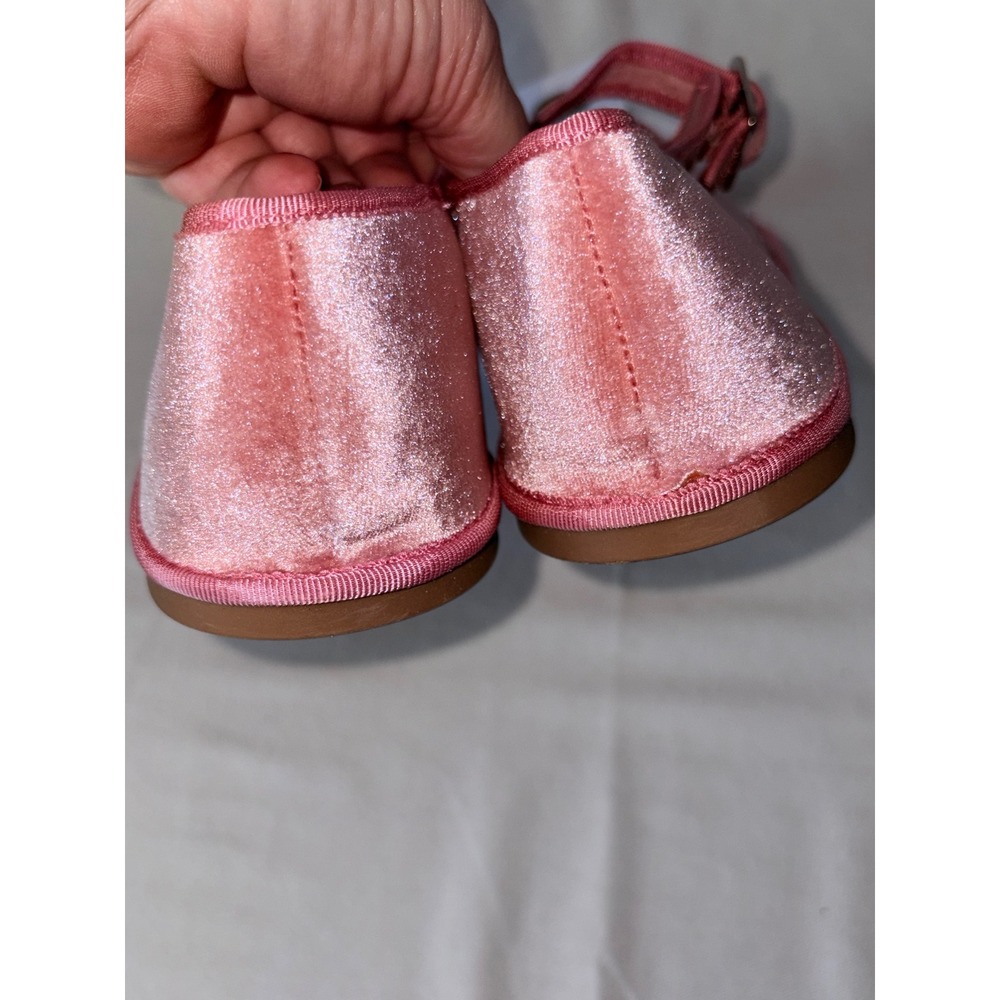 Universal Thread Pink Velvet Mary Jane Flats Memory Foam Halston Size 11 NEW - Picture 5 of 11